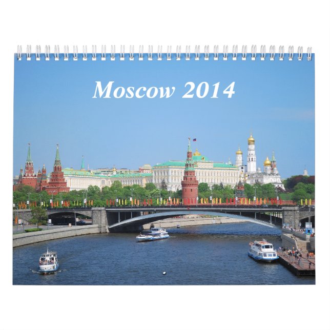 Wandkalender Moskaus 2014 (Titelbild)