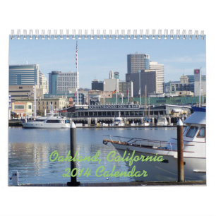 Wandkalender Oaklands Kalifornien 2014