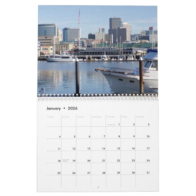 Wandkalender Oaklands Kalifornien 2014 (Jan 2026)