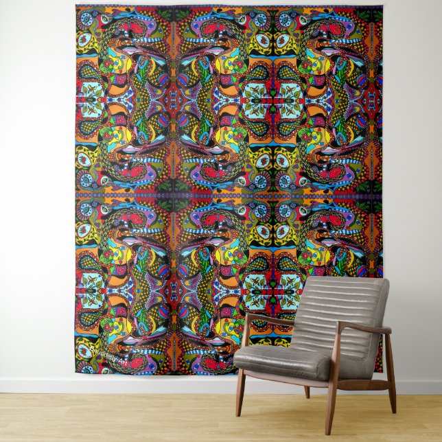 Wandkleed 'Happy-Art' Boudrielly-Art Wandteppich (Beispiel)