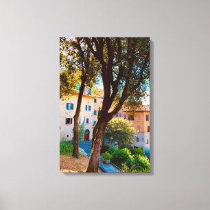 Wandkunst auf Canva - Volterra, ITALIEN Leinwanddruck