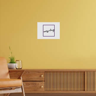 Wandkunst-Design Poster