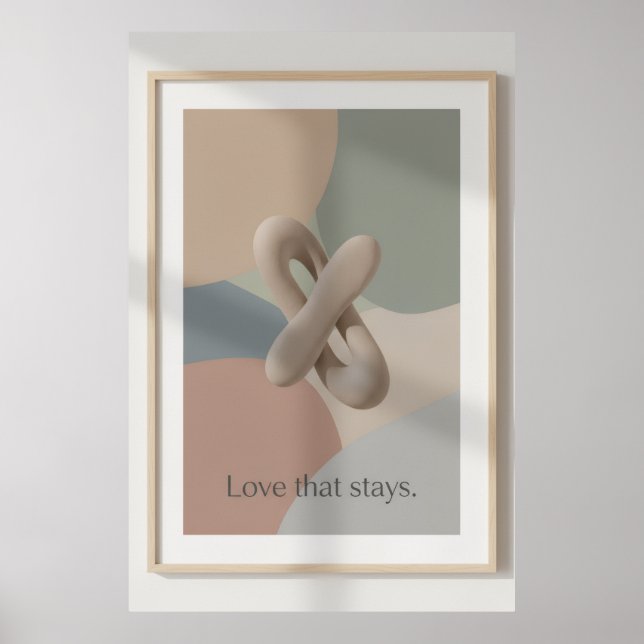 Wandkunst - Ewige Liebe Poster (Vorne)