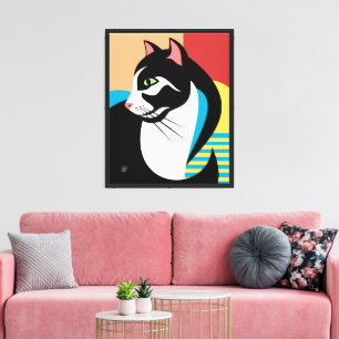 Wandkunst für Katzenliebhaber Leinwanddruck