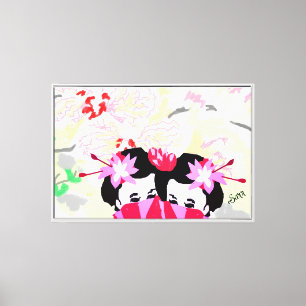 Wandkunst : Liebeslied Leinwanddruck
