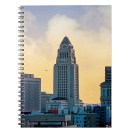 Wandkunst Rathaus Los Angeles Downtown LA Druck Notizblock