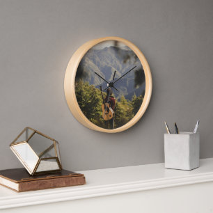 Wandleuchte mit schönem Design Uhr