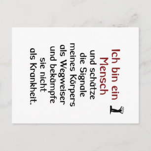 WandlungDesign - Mensch - Körper Postkarte