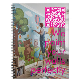 Wandmaler-Geschäftsschild Notizblock