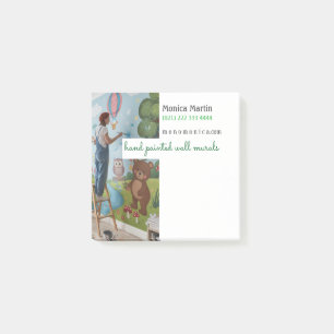 Wandmaler Post-it Notes Klebezettel