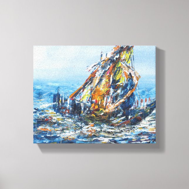 Wandmalerei Leinwanddruck (Vorderseite)