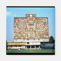 Wandmosaik an der Fassade der Zentralbibliothek