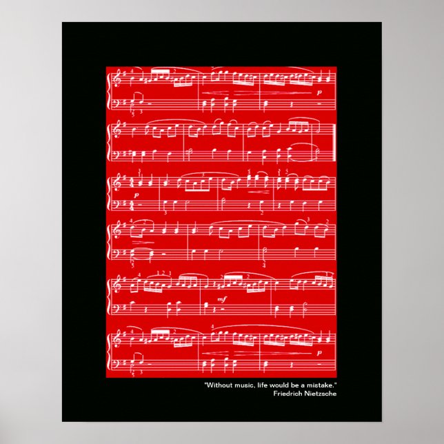 Wandmusik Poster (Vorne)