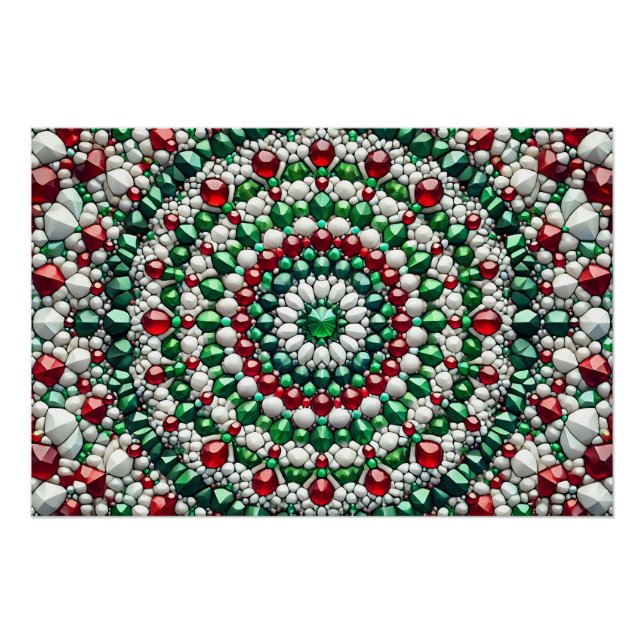 Wandplakat mit italienischem Farbdesign Poster (Vorderseite)