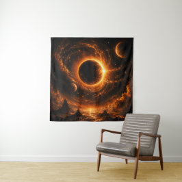 Wandraum-Kunst Weltraumfinsternis, Apokalyptischer Wandteppich