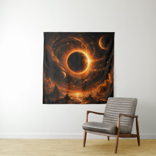 Wandraum-Kunst Weltraumfinsternis, Apokalyptischer Wandteppich