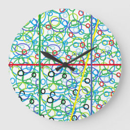 Wandschloss für Schlafzimmer oder Badezimmer Große Wanduhr