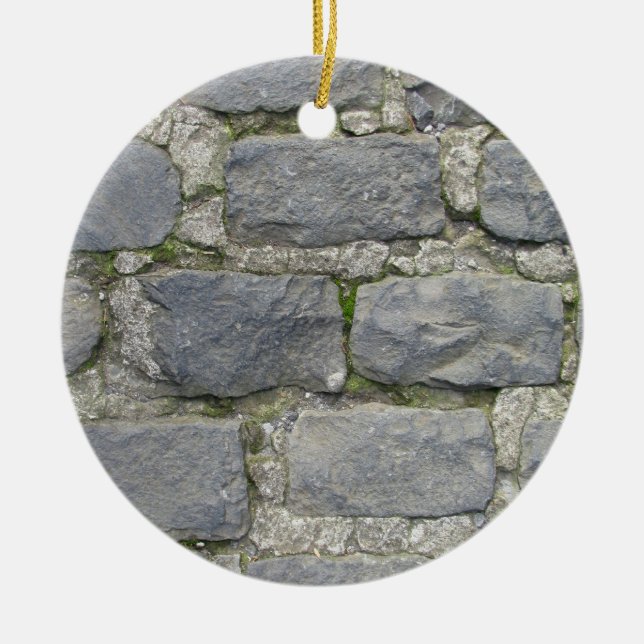 Wandschmuck aus Ziegelstein, individuell anpassen Keramikornament (Vorne)