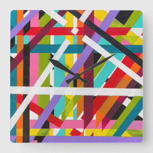 Wandsperre Quadratische Wanduhr