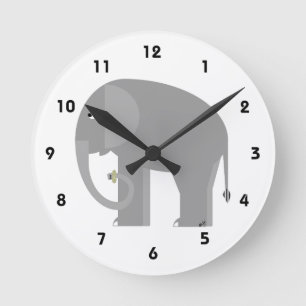 Wandsperre Runde Wanduhr