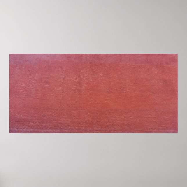 Wandstruktur aus rotem Backstein Poster (Vorne)