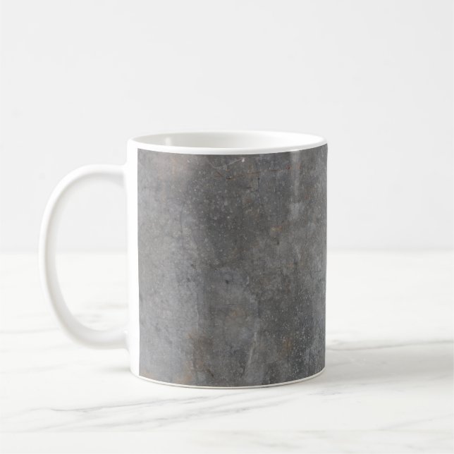 Wandstruktur Holzmuster Stein Kaffeetasse (Links)
