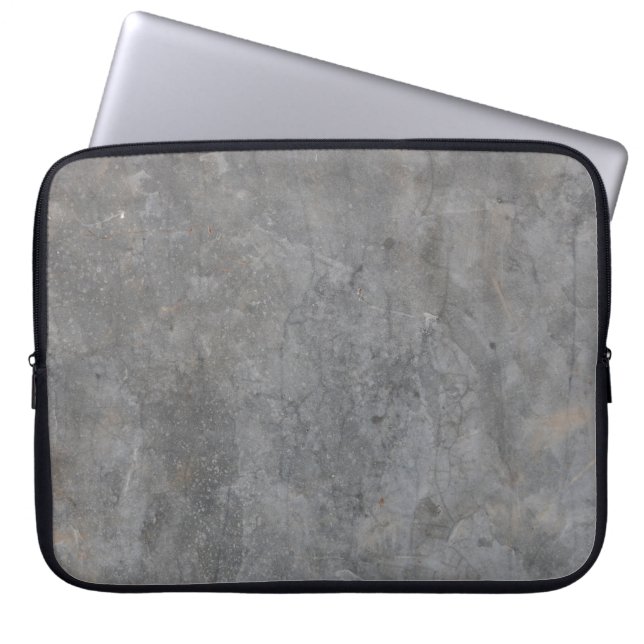 Wandstruktur Holzmuster Stein Laptopschutzhülle (Vorderseite)
