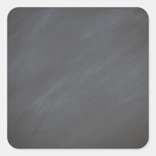 Wandtafel Schwarze Tafel Hintergrund Grau Retro St Quadratischer Aufkleber