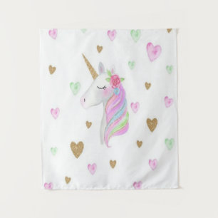 Wandtapestry Einhorn Wandteppich