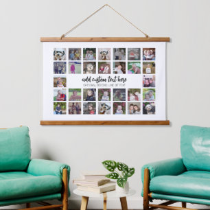  WANDTEPPICH MIT HOLZRAHMEN