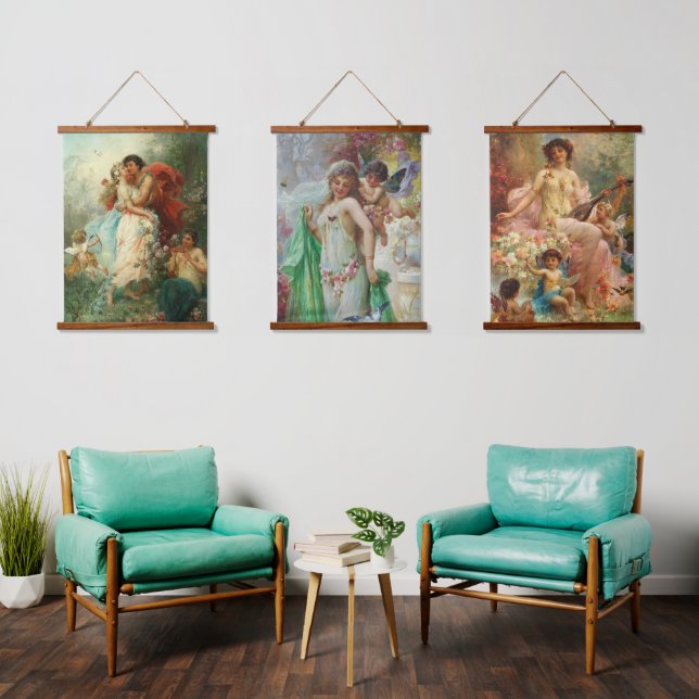 Wandteppiche aus Holz (Wohnzimmer)