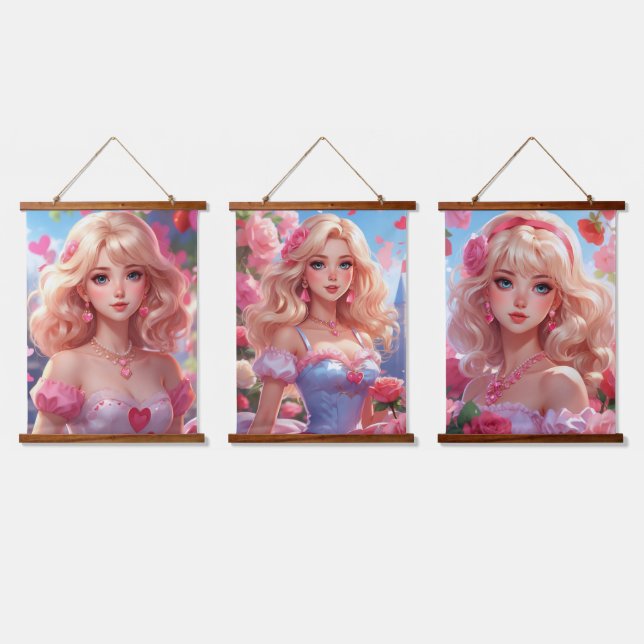 Wandteppiche aus Holz (Dreifach)