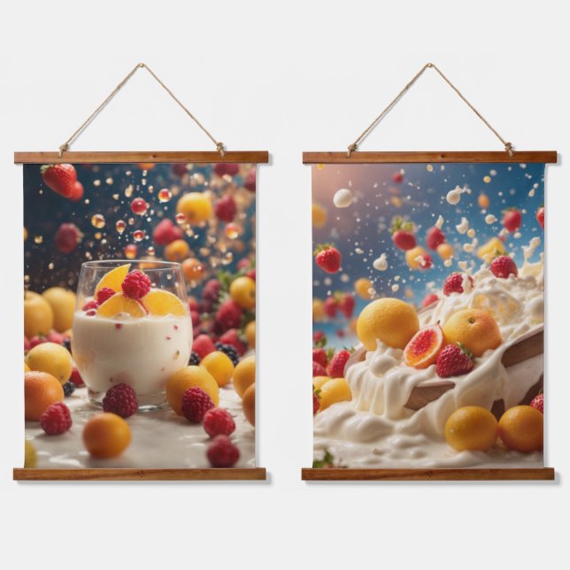 Wandteppiche aus Holz (Doppelt)