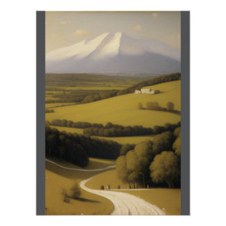 Wandteppiche aus Holz Poster
