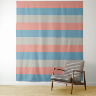 Wandteppiche aus Tri-Color-Streifen