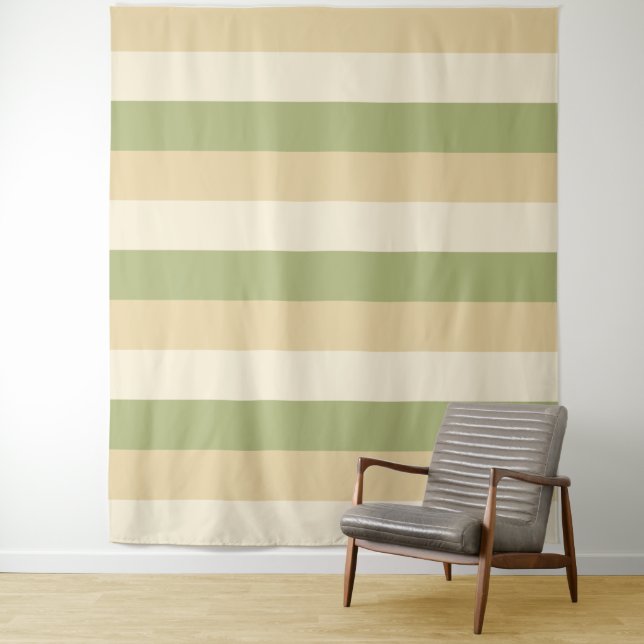 Wandteppiche aus Tri-Color-Streifen (Beispiel)