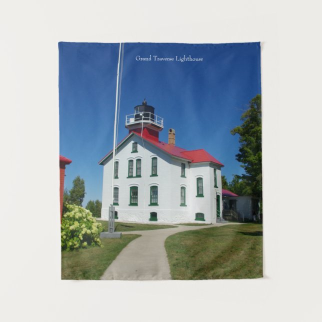 Wandteppiche des Grand Traverse Lighthouse (Vorderseite)