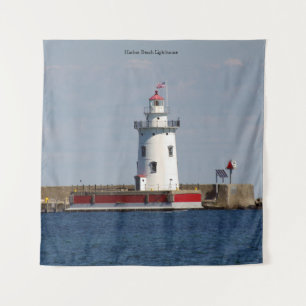Wandteppiche des Harbour Beach Lighthouse