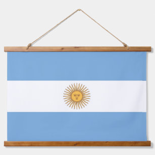 Wandteppiche mit argentinischer Flagge