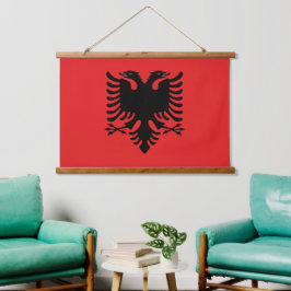 Wandteppiche mit der Flagge Albaniens