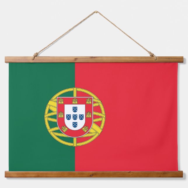 Wandteppiche mit der Flagge Portugals (Vorne)