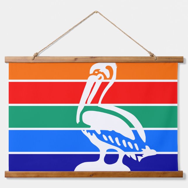 Wandteppiche mit der Flagge von St. Petersburg (Vorne)
