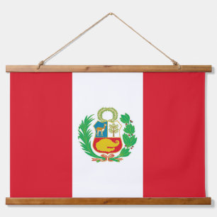 Wandteppiche mit Peru-Flagge