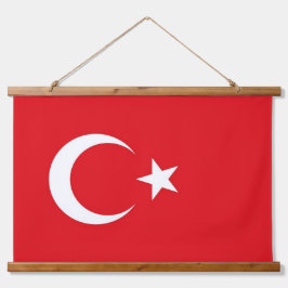 Wandteppiche mit türkischer Flagge