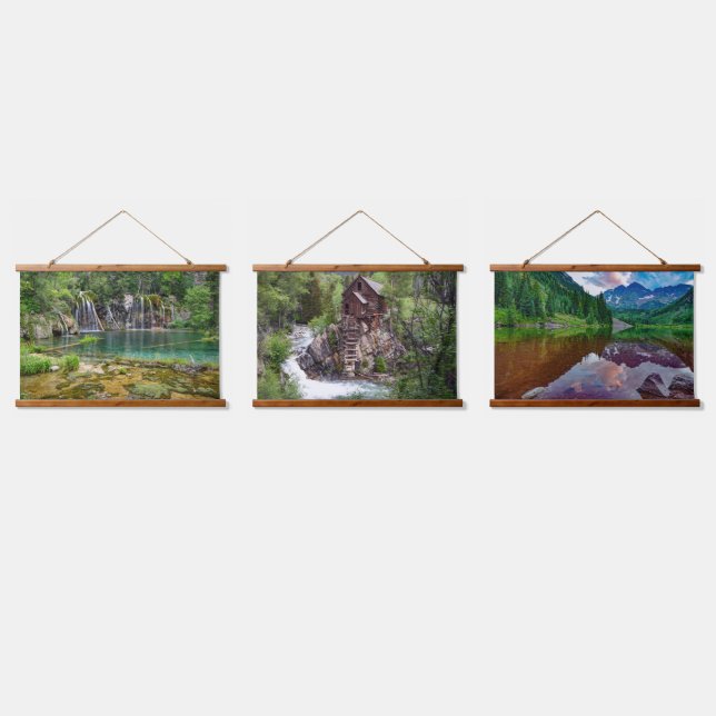 Wandteppiche Set von 3 (Dreifach)