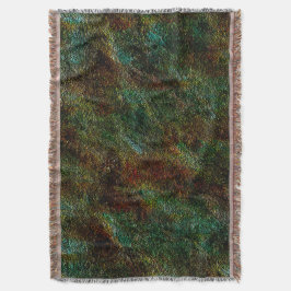 Wandtextur, in Grün- und Korallenfarben Decke