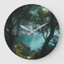 Wanduhr, 10,75" rundes Acrylglas