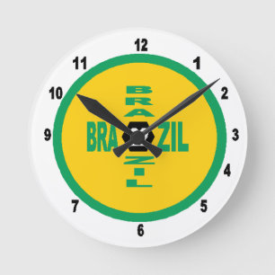 Wanduhr aus Acryl, Ronde Medium BRAZIL22
