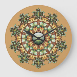 Wanduhr der Mandala #1