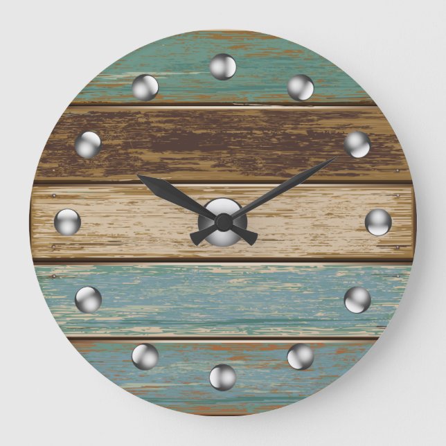 Wanduhr des Treibholz-3 (Vorderseite)